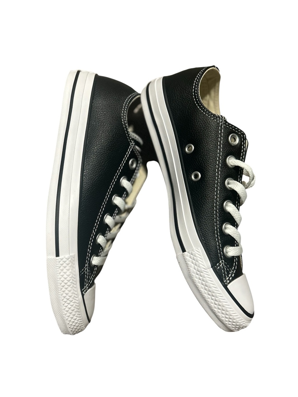 Converse Unisex Chuck Taylor All Star Leather Low Top sneakers Style 132174C - Picture 3 of 11
